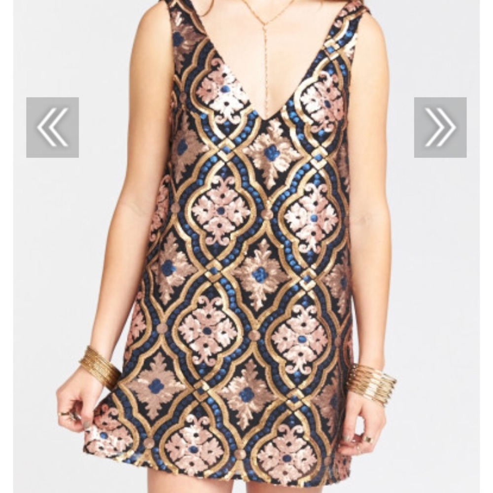 SHOW ME YOUR MUMU double dipper dress NWT!!!!